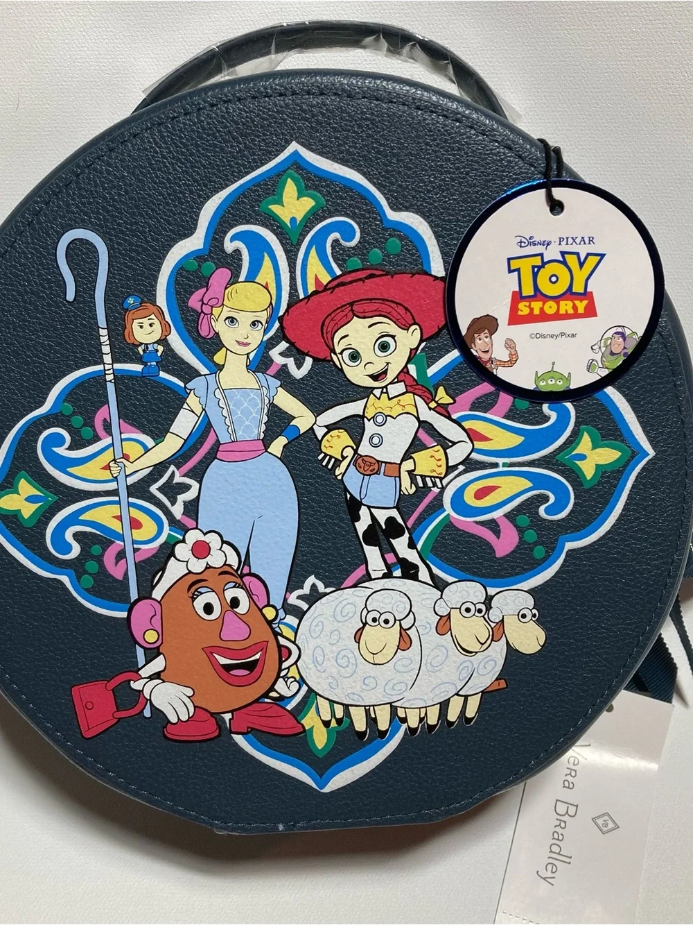 Vera Bradley Disney Pixar Toy Story Round Whimsy Cosmetic Case Tote Purse NWT